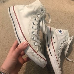 High Top White Converse
